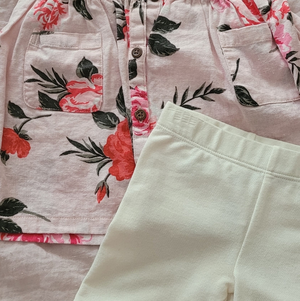 Floral baby girl set - Picture 2 of 4